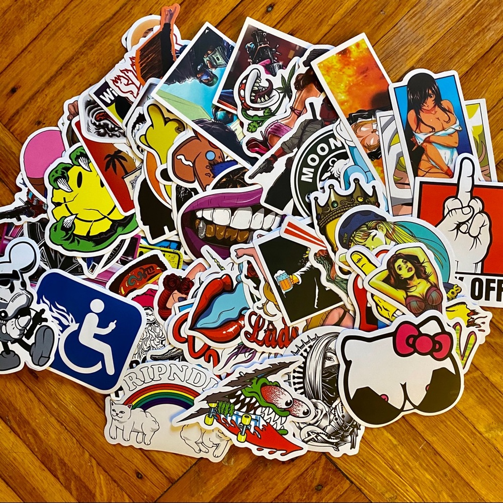 🌈⭐️30-PACK!!⭐️ Grab Bag O’ Fun ADULT Stickers